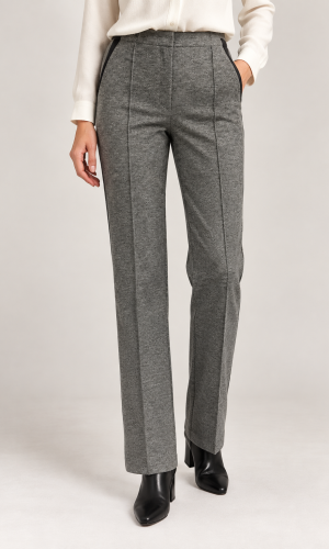 Pantalon long taille moyenne poches francaises