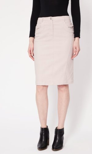 Jupe longueur genoux droite