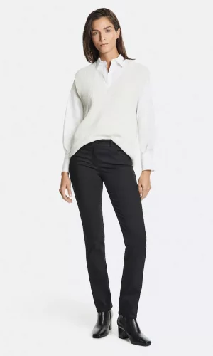 Pantalon Long Taille Moyenne Cinq Poches Skinny