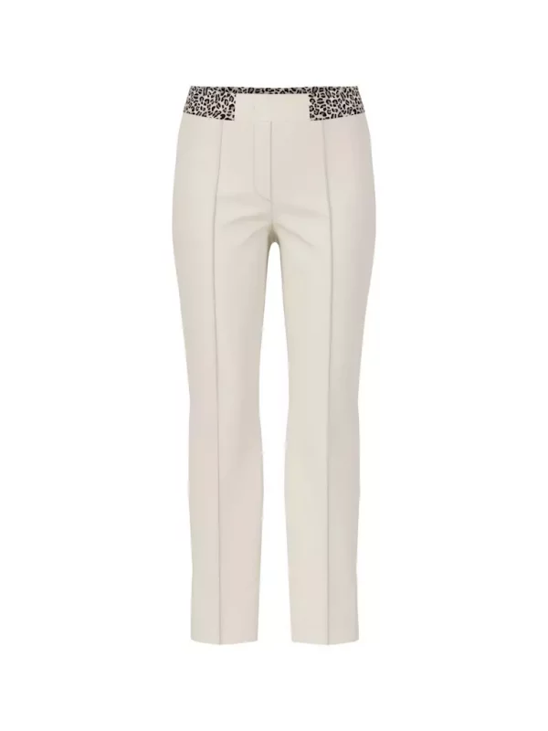 Pantalon Sept-huitième Taille Moyenne élastique Uni – Image 9