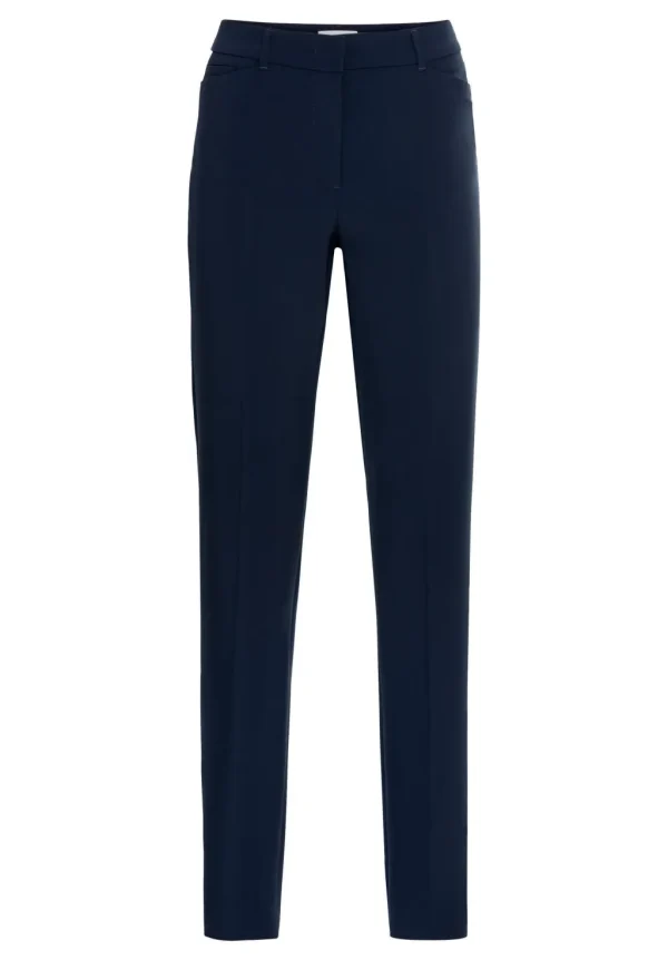 Pantalon Long Taille Moyenne Deux Poches Uni – Image 3
