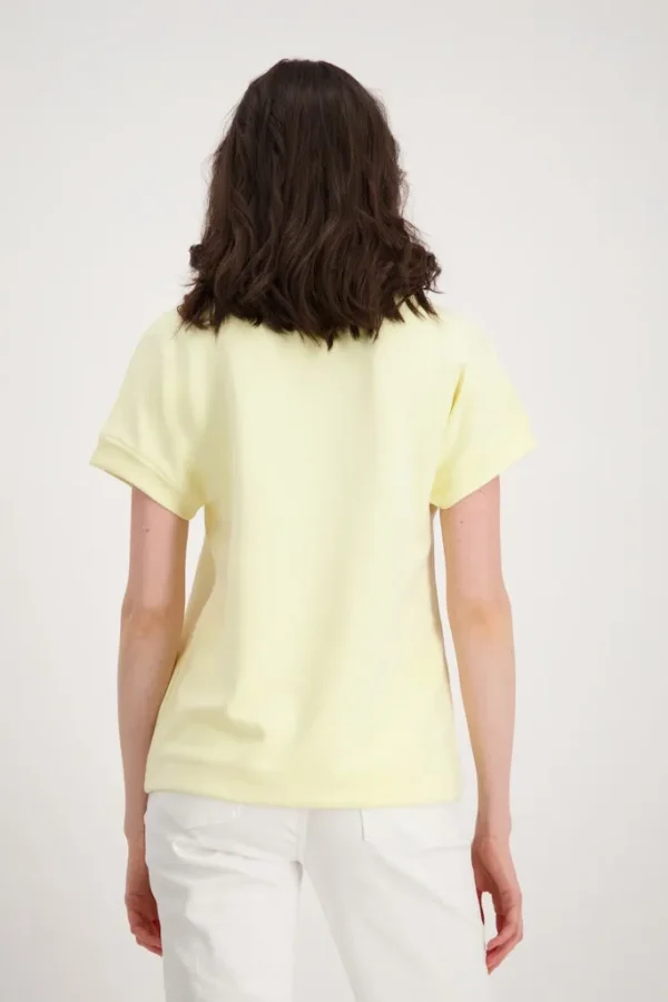 Sweat Col Rond Manches Courtes Cordons Uni – Image 3