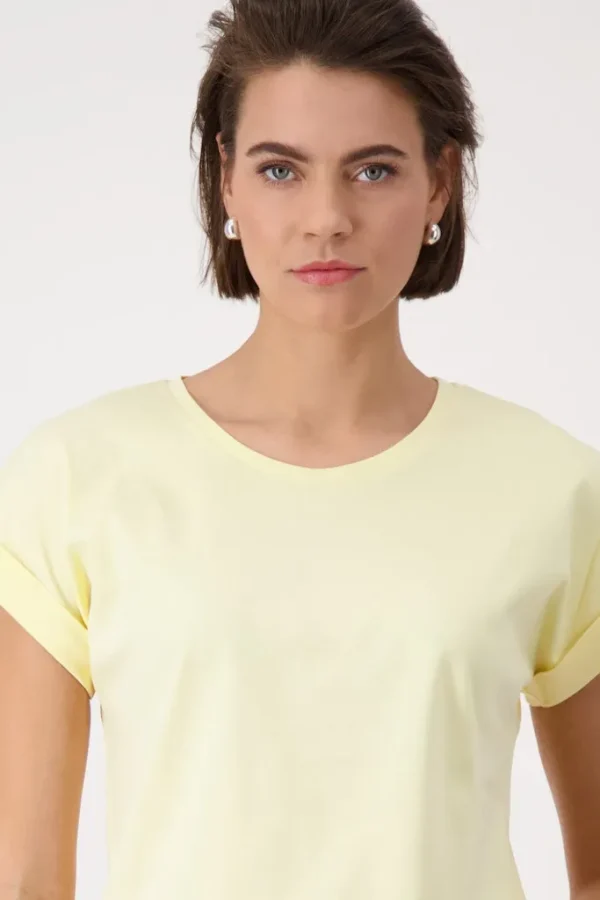 Tee Shirt Col Rond Manches Courtes Uni – Image 4