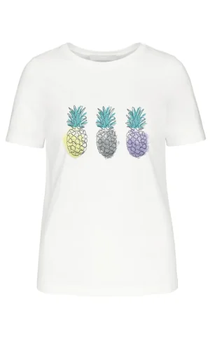 T-shirt Col Rd Mc Mot Plac