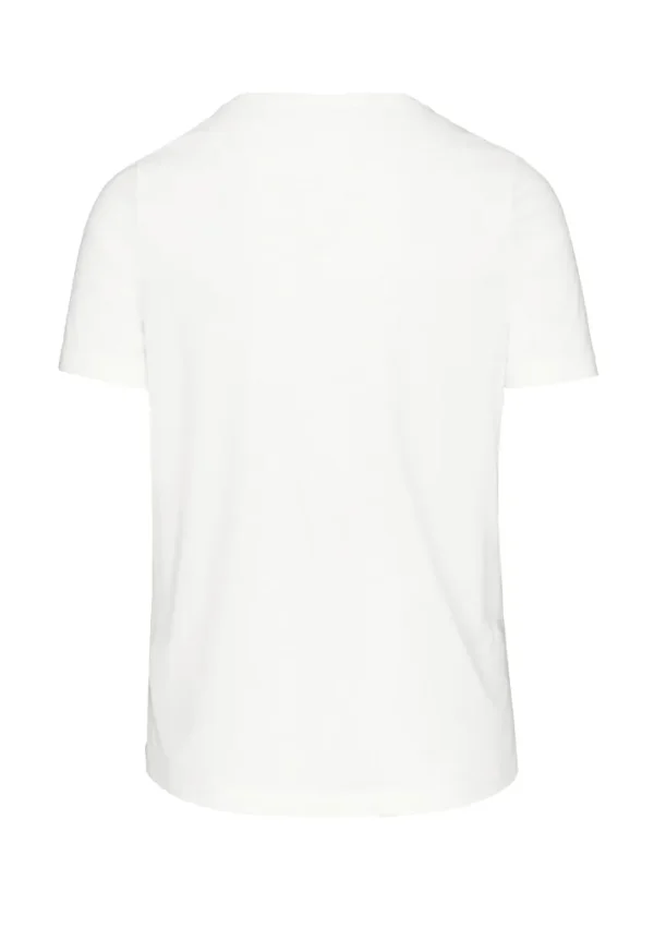 Tee Shirt Col Rond Manches Courtes Motif Placé – Image 5