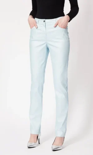 Pantalon Long Taille Moyenne Skinny Cinq Poches