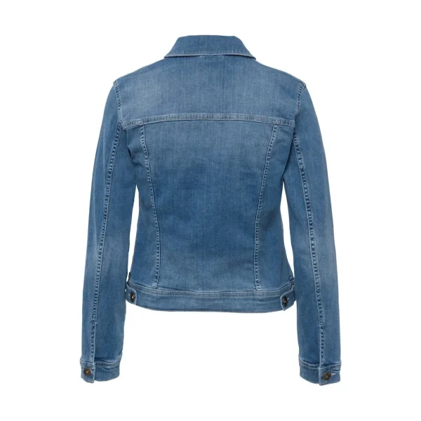 Veste Courte Manches Longues Boutonnée Deux Poches Françaises – Image 2