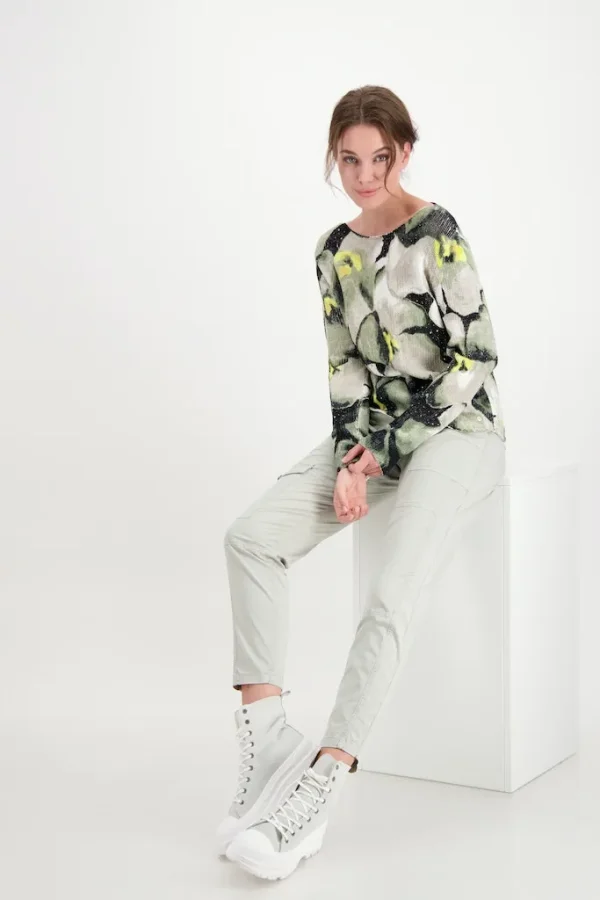 Pull Col Rond Manches Longues Imprimé All Over – Image 5