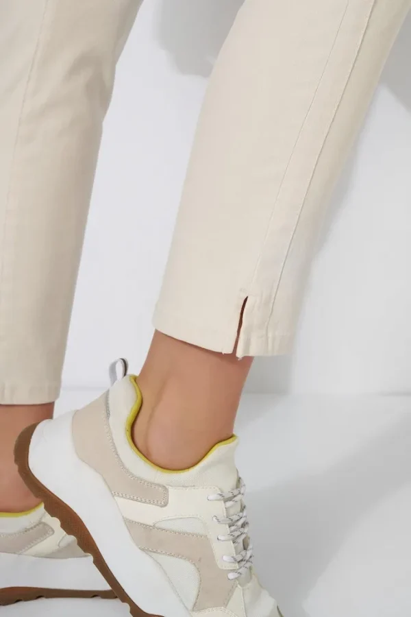 Pantalon Sept-huitième Taille Haute Quatre Poches – Image 4