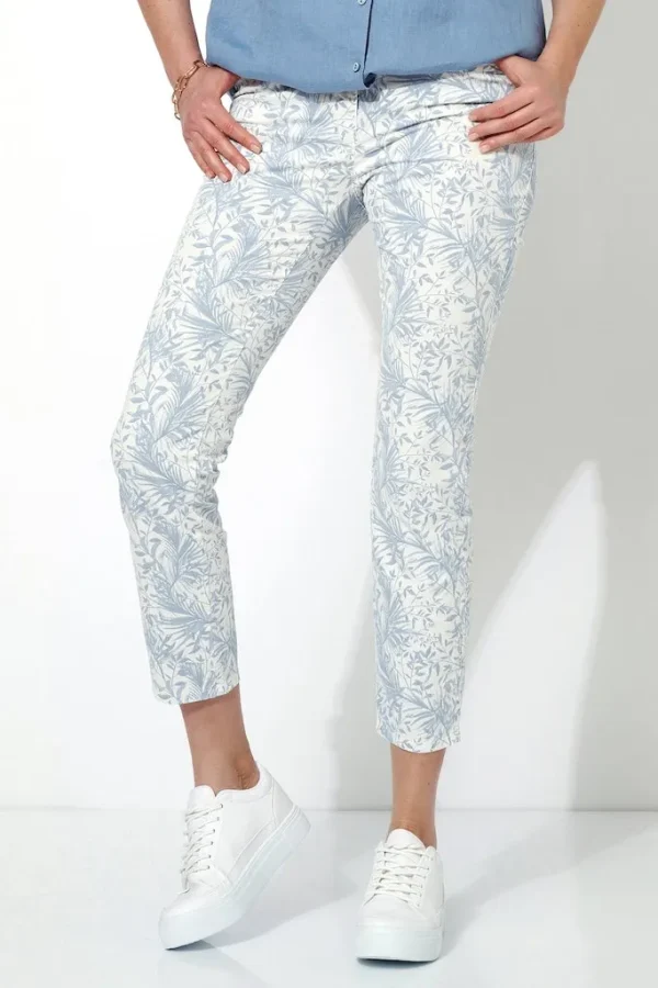 Pantalon Sept-huitième Taille Moyenne élastique Imprimé – Image 2