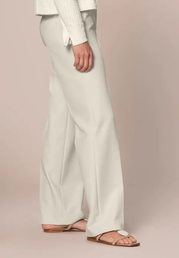 Pantalon Long Taille Moyenne Uni – Image 3