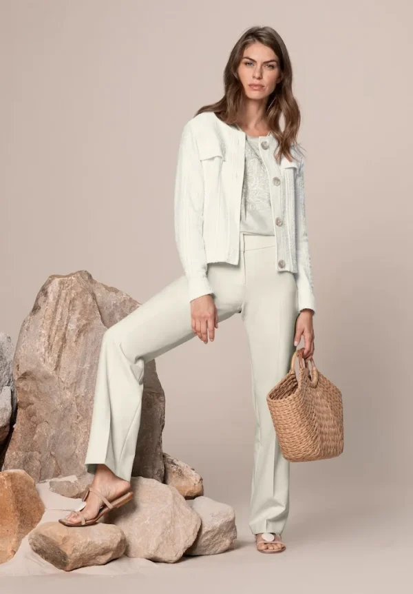 Pantalon Long Taille Moyenne Uni – Image 6