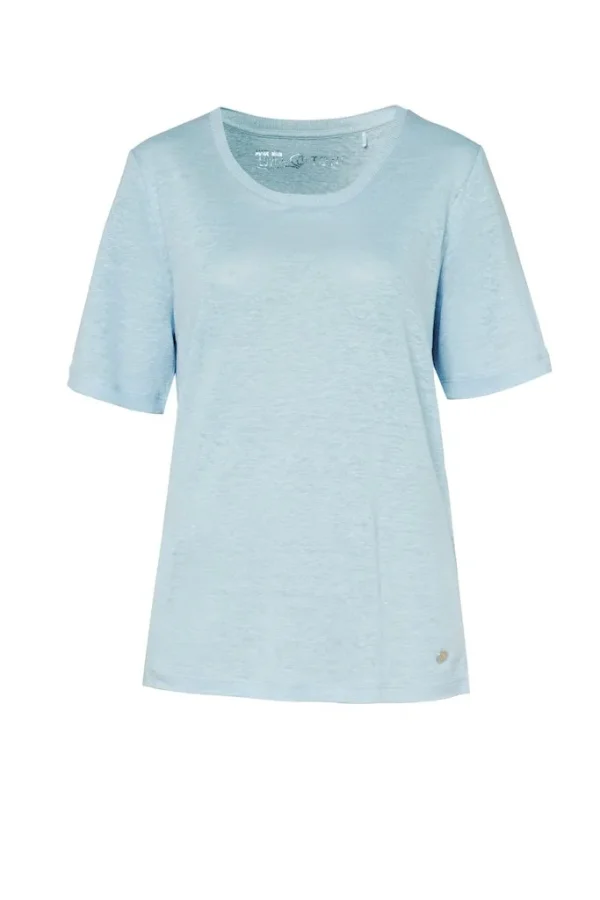 Tee Shirt Col Rond Manches Courtes Uni
