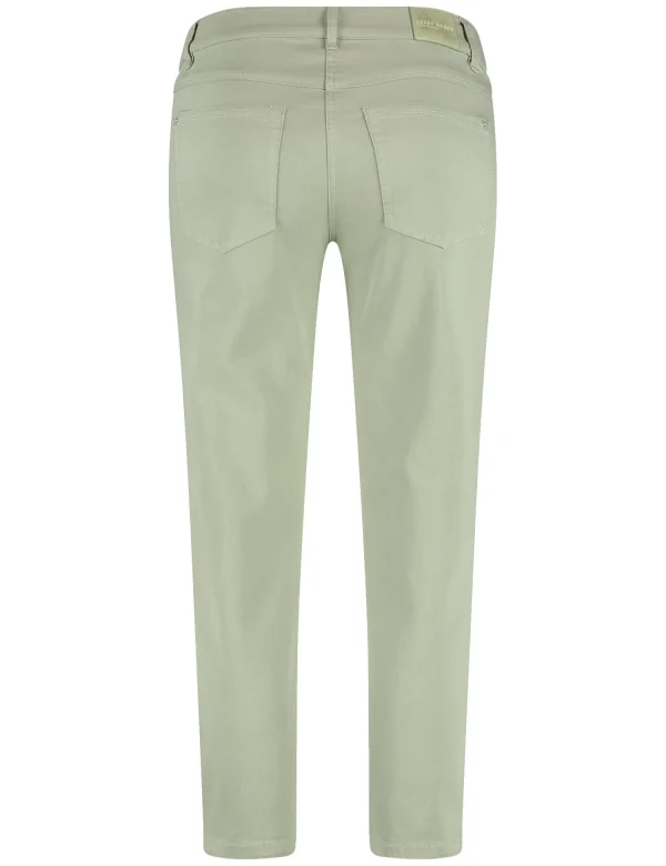 Pantalon Sept-huitième Taille Moyenne Cinq Poches Uni Best For Me – Image 3
