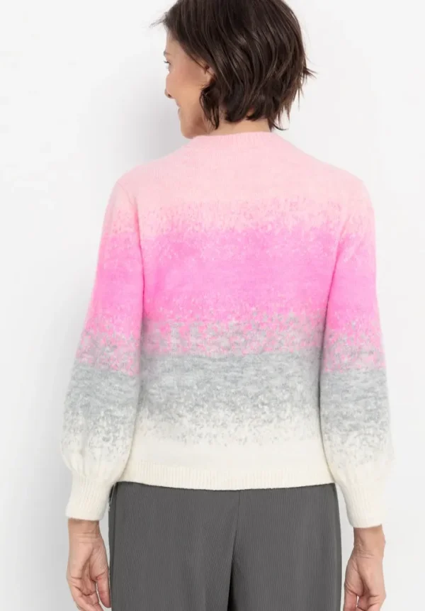 Pull Col Rond Manches Longues Dégradé – Image 2
