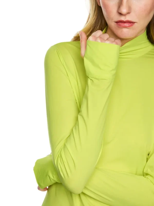 Sous Pull Col Roulé Manches Longues Uni – Image 3