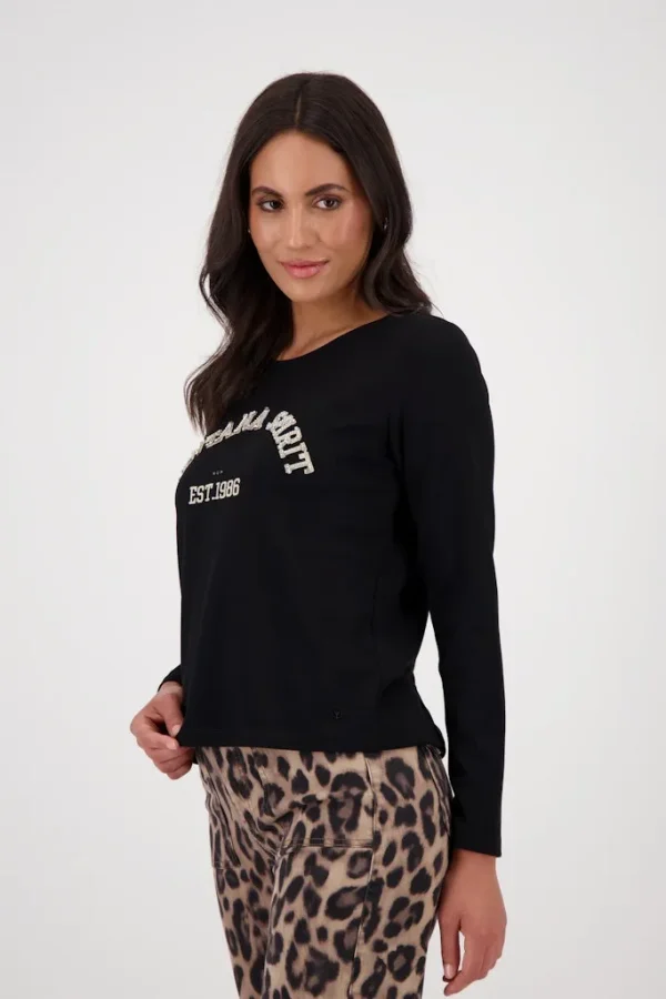 Sweat Col Rond Manches Longues Motif Placé Montana – Image 2
