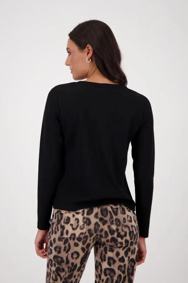 Sweat Col Rond Manches Longues Motif Placé Montana – Image 3