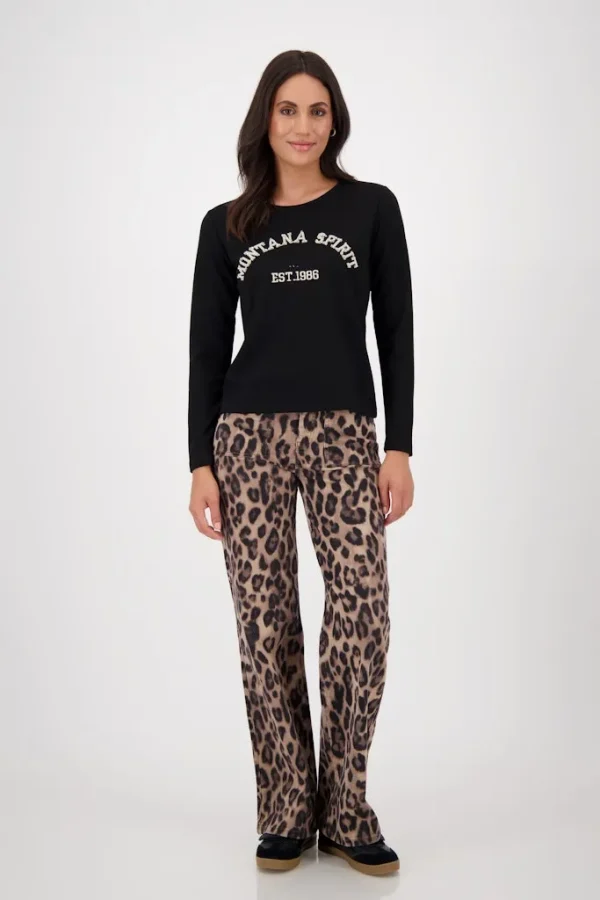 Sweat Col Rond Manches Longues Motif Placé Montana – Image 5