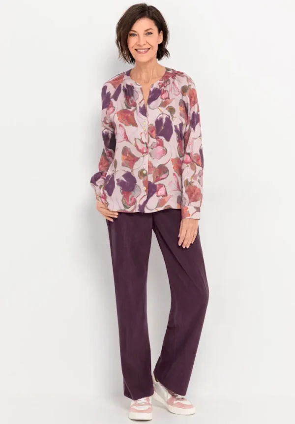 Chemise Col Mao Manches Longues Imprimé Floral All Over – Image 5