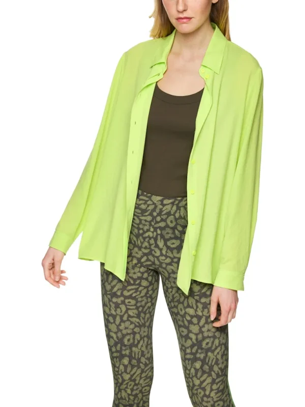 Chemise Manches Longues Fluide Unie – Image 5