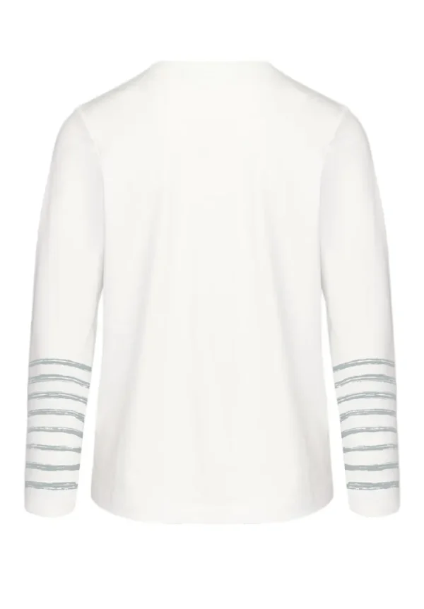 Tee Shirt Col Rond Manches Longues Motif Placé Fashionista – Image 4
