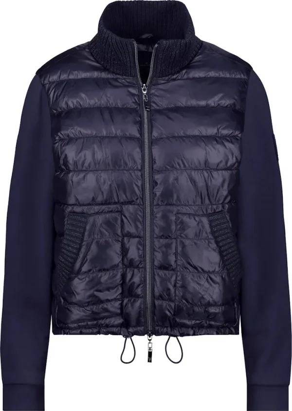Blouson Col Montant Manches Longues Zippé Deux Poches Bimatière – Image 6