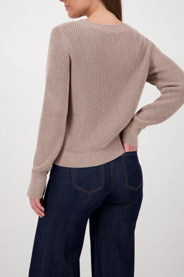 Pull Col Rond Manches Longues Lurex Uni – Image 3