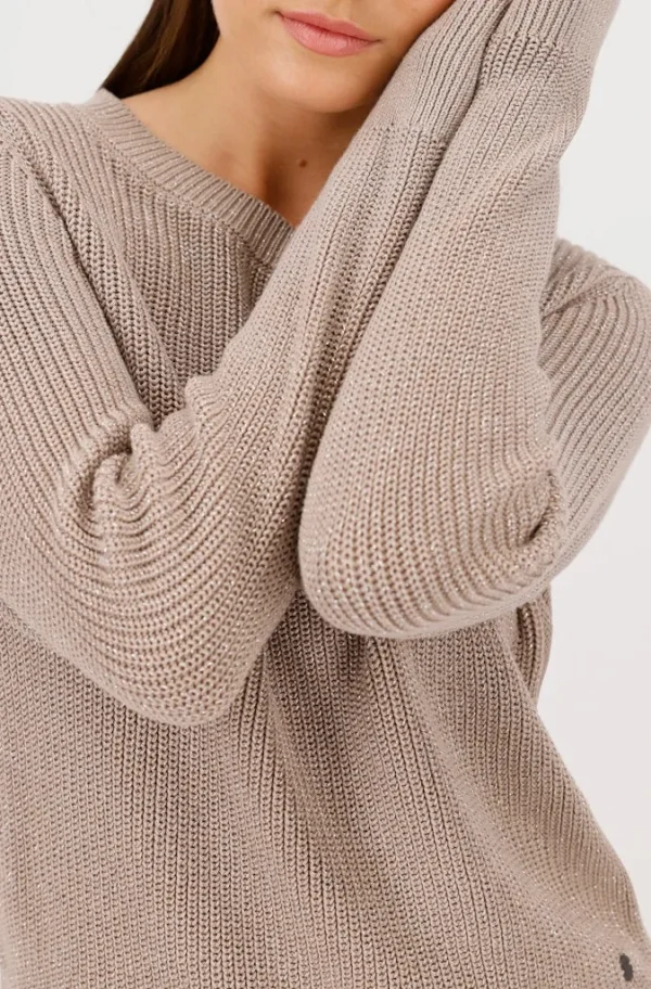 Pull Col Rond Manches Longues Lurex Uni – Image 4
