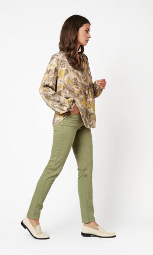 Pantalon Jean Long Taille Moyenne Cinq Poches Uni Skinny Perfect Shape
