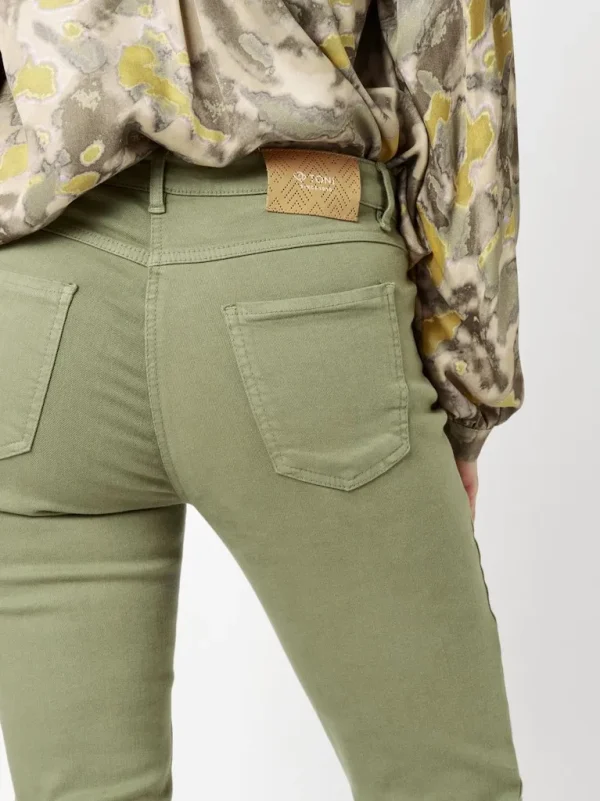 Pantalon Jean Long Taille Moyenne Cinq Poches Uni Skinny Perfect Shape – Image 4