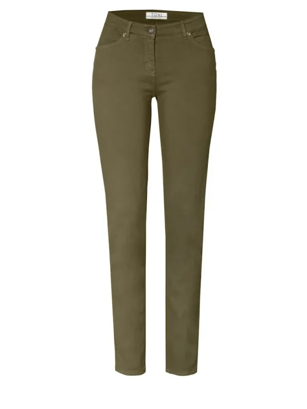 Pantalon Jean Long Taille Moyenne Cinq Poches Uni Skinny Perfect Shape – Image 5