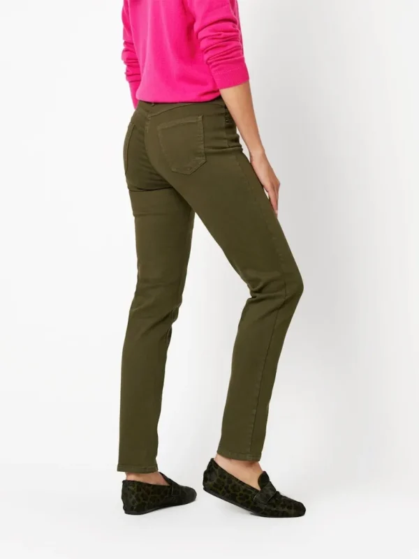 Pantalon Jean Long Taille Moyenne Cinq Poches Uni Skinny Perfect Shape – Image 7