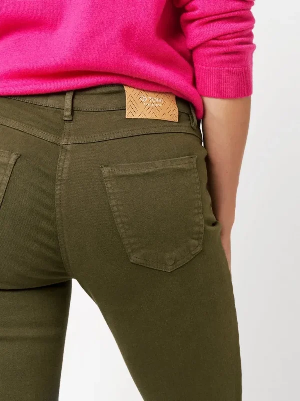 Pantalon Jean Long Taille Moyenne Cinq Poches Uni Skinny Perfect Shape – Image 8