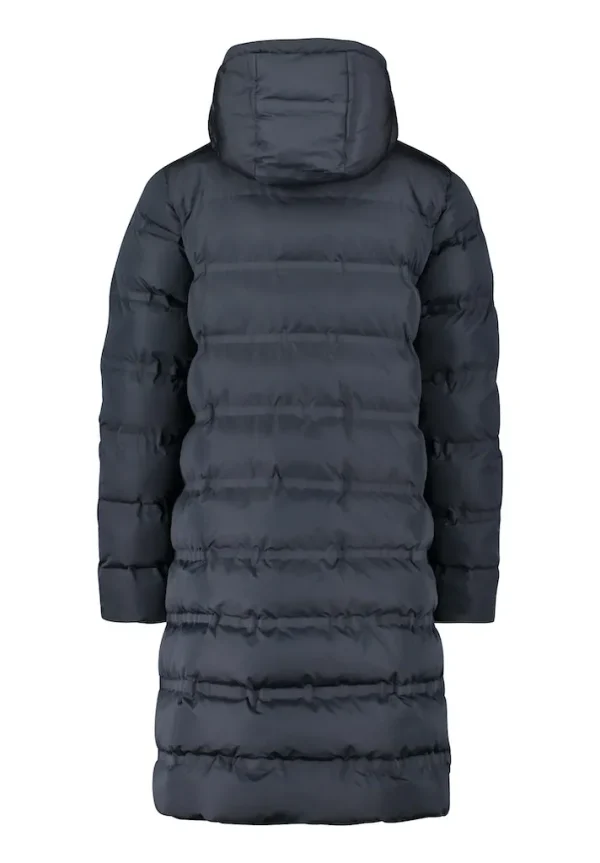 Parka Mi-Longues Manches Longues Col Montant Capuche Zippée Deux Poches – Image 3