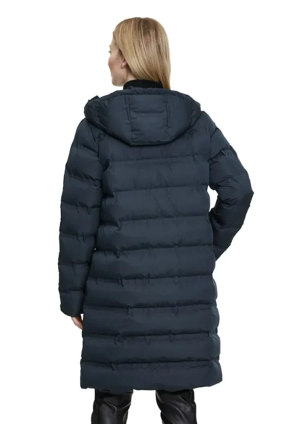 Parka Mi-Longues Manches Longues Col Montant Capuche Zippée Deux Poches – Image 4