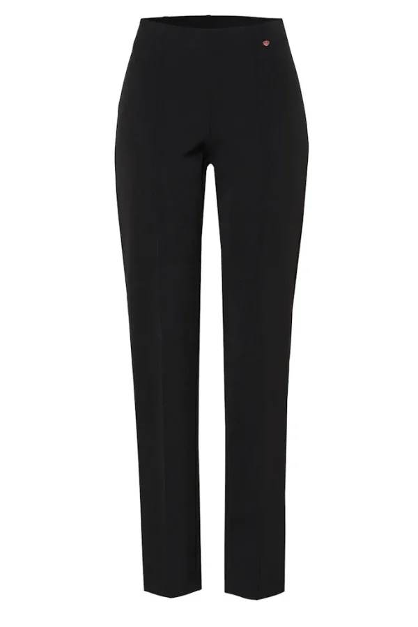 Pantalon Long Taille Moyenne Elastique Slim Uni – Image 5