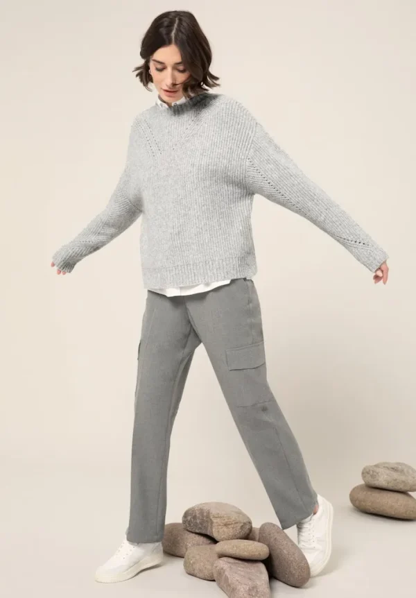 Chemise Manches Longues Boutonné Un Poche Unie – Image 7