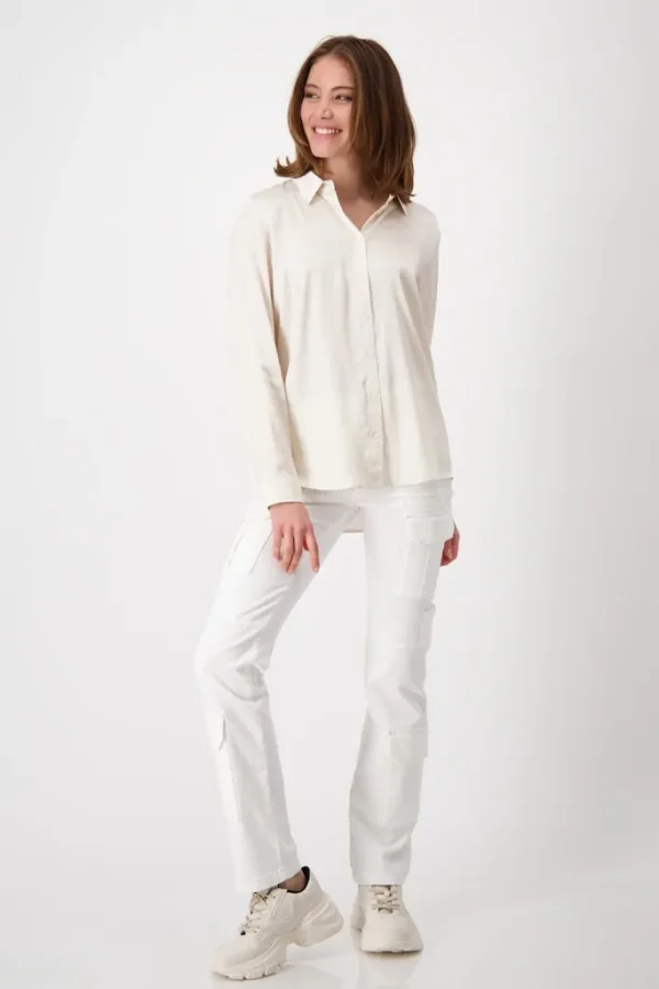 Chemise Manches Longues Santinée Unie – Image 5