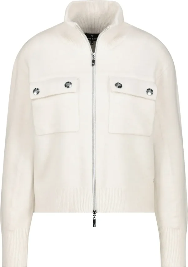 Veste Courte Col Montant Manches Longues Zippé Deux Poches Unie – Image 6
