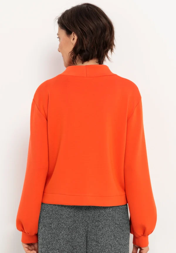 Sweat Col Montant Manches Longues Ballons Uni – Image 3