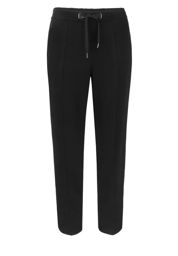 Pantalon Jegging Long Taille Moyenne Elastique Poches Zippées Uni – Image 5