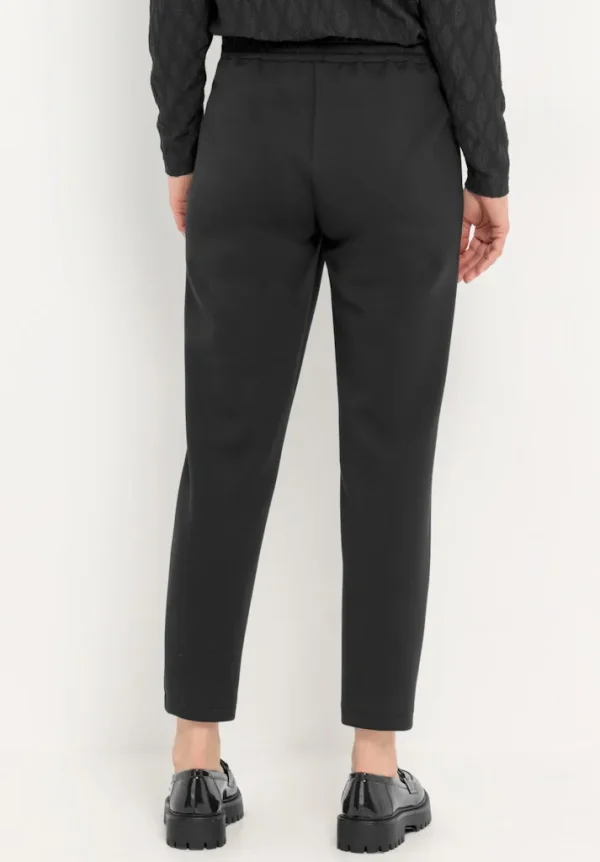 Pantalon Jegging Long Taille Moyenne Elastique Poches Zippées Uni – Image 2