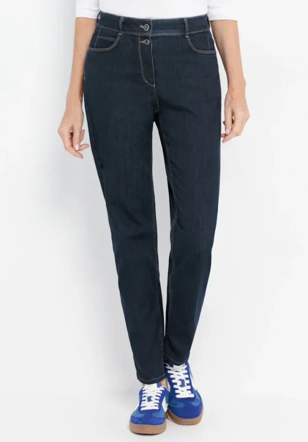 Pantalon Jean Long Taille Moyenne Cinq Poches Droit Arizona – Image 4