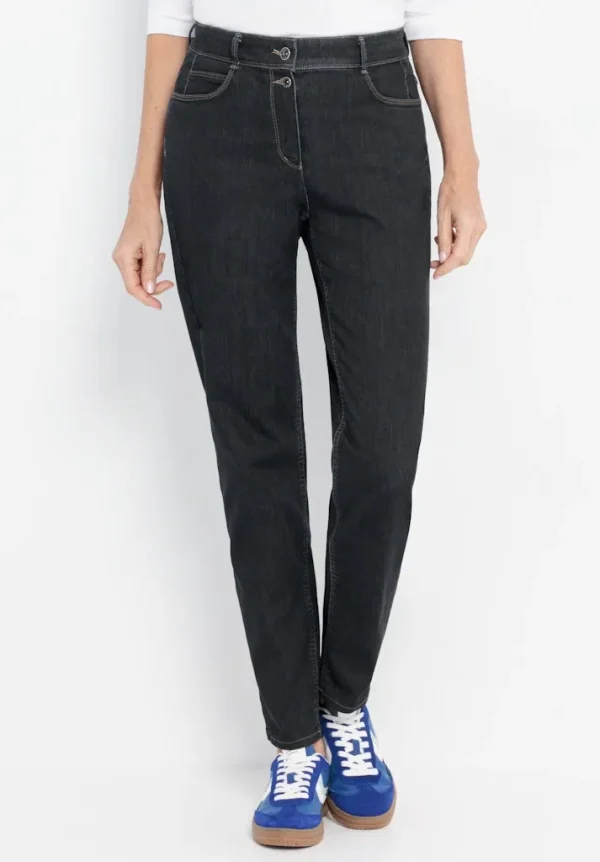 Pantalon Jean Long Taille Moyenne Cinq Poches Droit Arizona – Image 10
