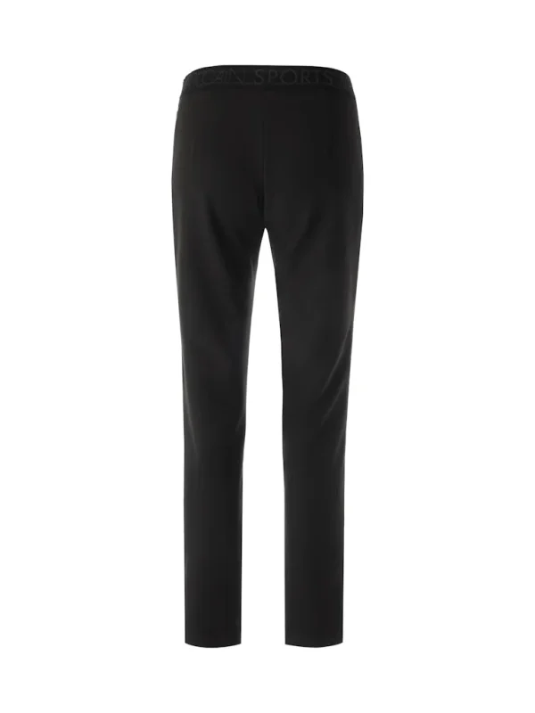 Pantalon Sept-Huitième Taille Moyenne Elastique Bimatières Imprimé Léopard – Image 3