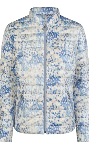 Doudoune Col Montant Manches Longues Zippée Deux Poches Zippées Unie