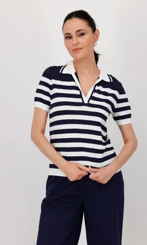 Polo Manches Courtes Rayé