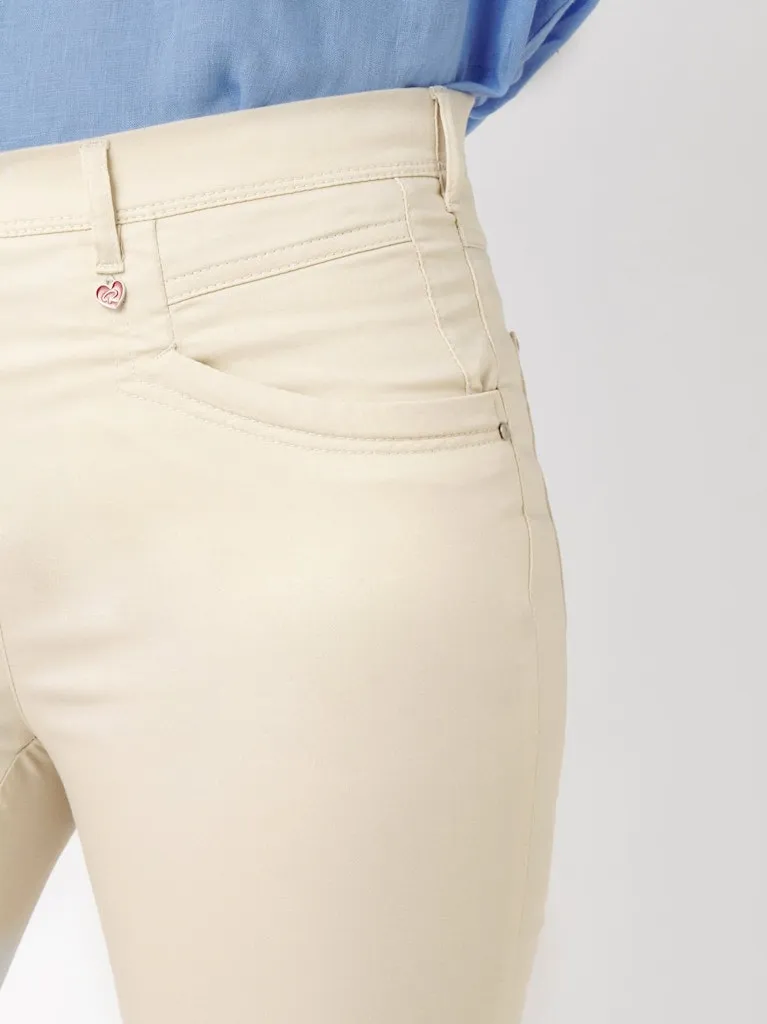 Pantalon Sept-huitième Taille Haute Quatre Poches Slim Uni Ma Meilleure Amie – Image 4