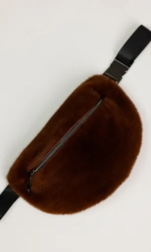 Sac Banane Fausse Fourrure Uni